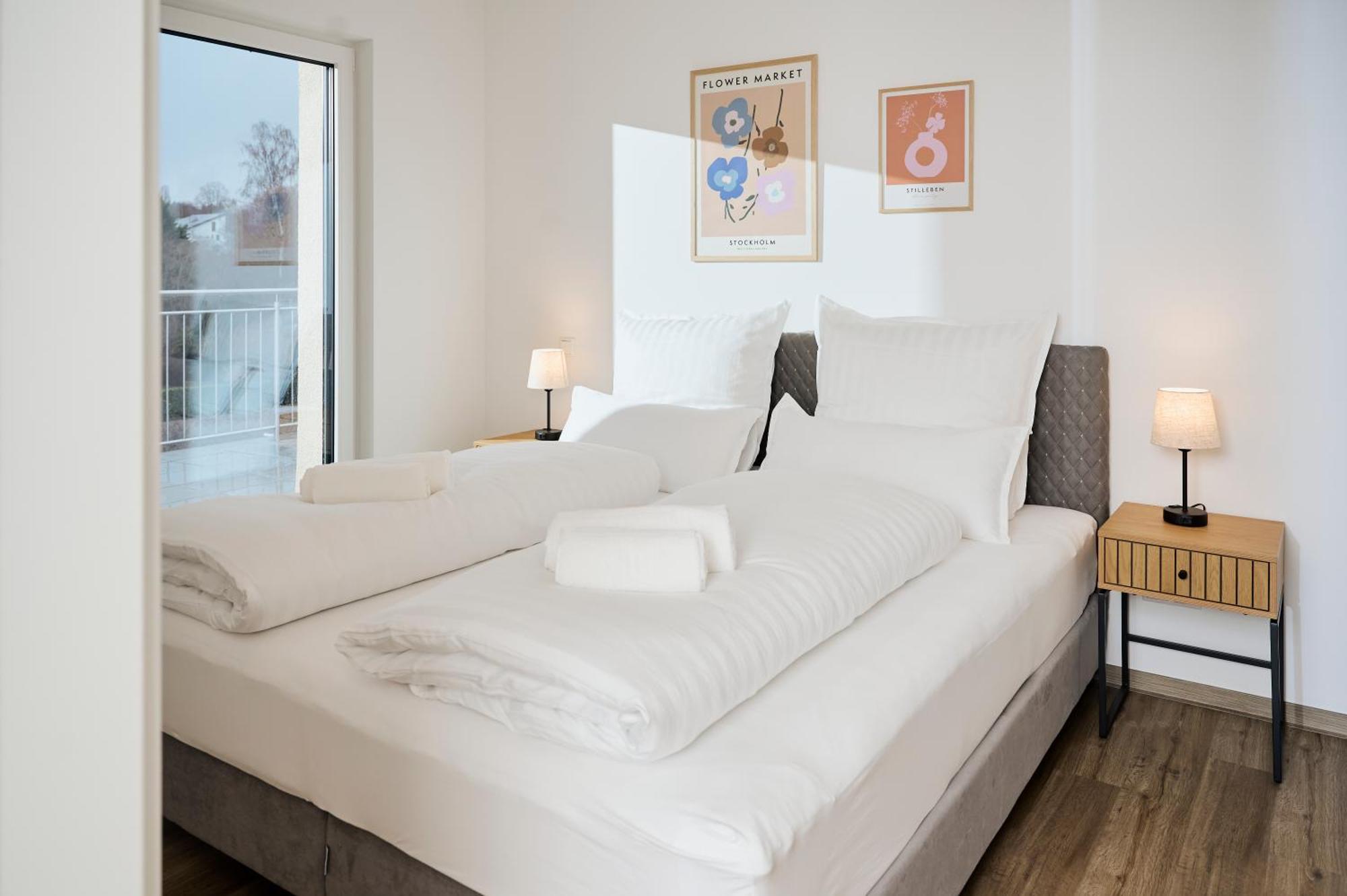 Moderne Apartments Mit Highspeed-Wlan Und Gratis-Tiefgarage Ihr Perfekter Rueckzugsort Nahe Dem Zentrum Und Der Therme I Barrierearm Bad Kissingen Zewnętrze zdjęcie