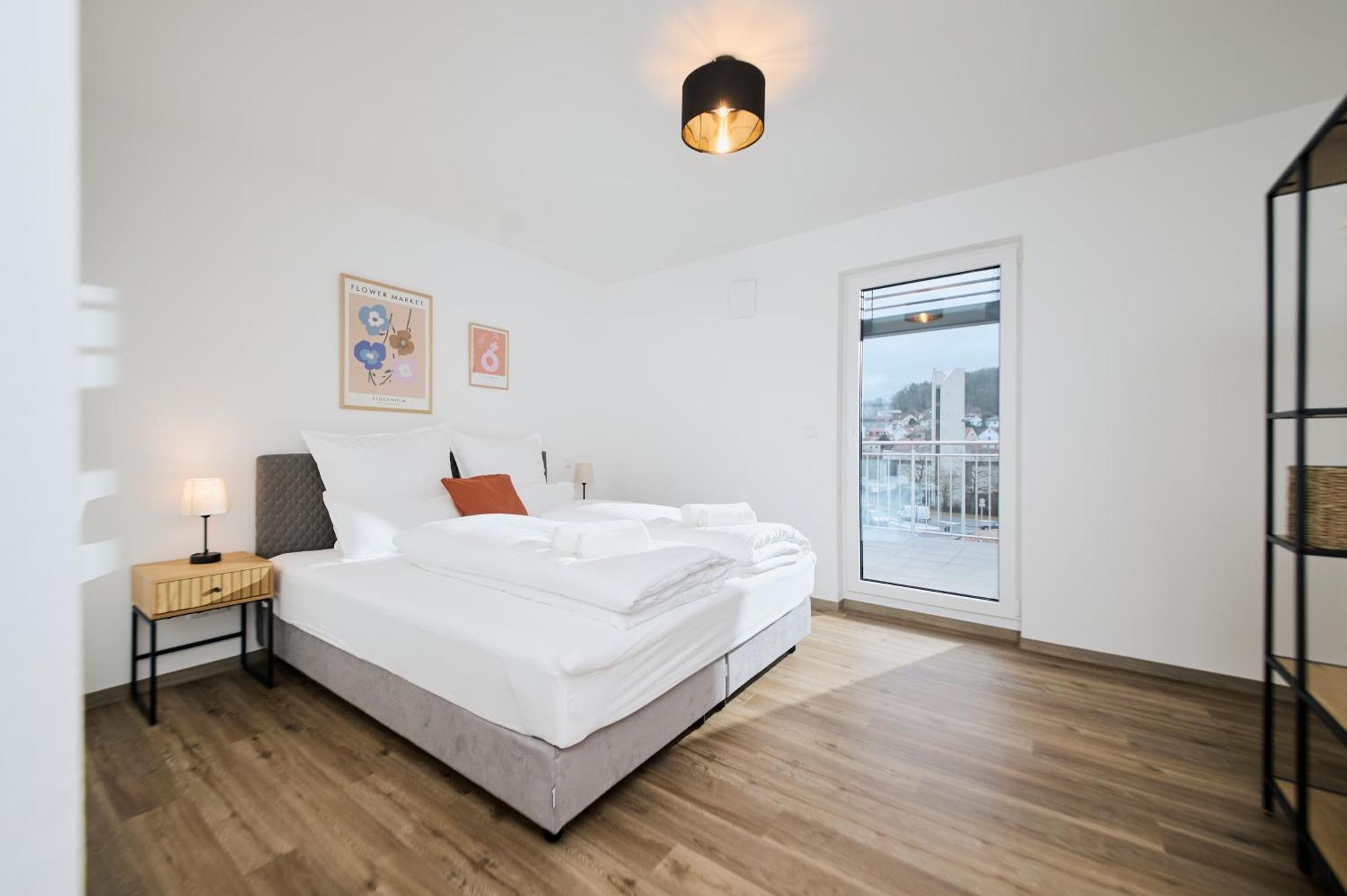 Moderne Apartments Mit Highspeed-Wlan Und Gratis-Tiefgarage Ihr Perfekter Rueckzugsort Nahe Dem Zentrum Und Der Therme I Barrierearm Bad Kissingen Zewnętrze zdjęcie