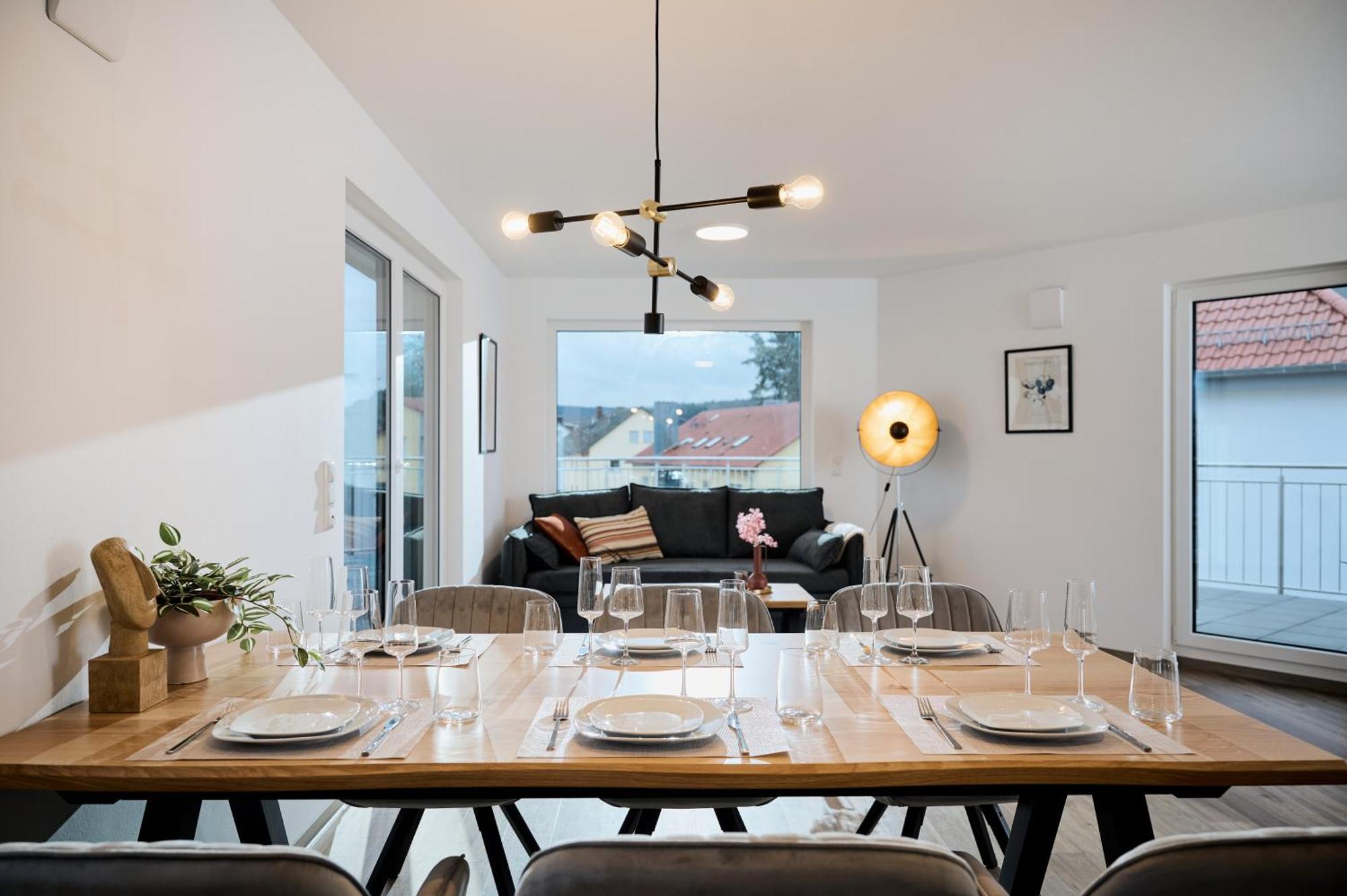 Moderne Apartments Mit Highspeed-Wlan Und Gratis-Tiefgarage Ihr Perfekter Rueckzugsort Nahe Dem Zentrum Und Der Therme I Barrierearm Bad Kissingen Zewnętrze zdjęcie