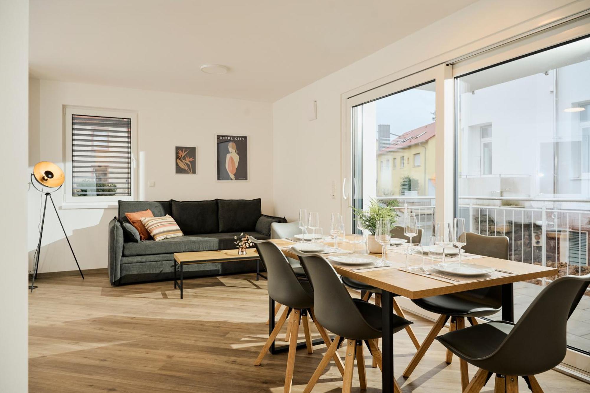 Moderne Apartments Mit Highspeed-Wlan Und Gratis-Tiefgarage Ihr Perfekter Rueckzugsort Nahe Dem Zentrum Und Der Therme I Barrierearm Bad Kissingen Zewnętrze zdjęcie