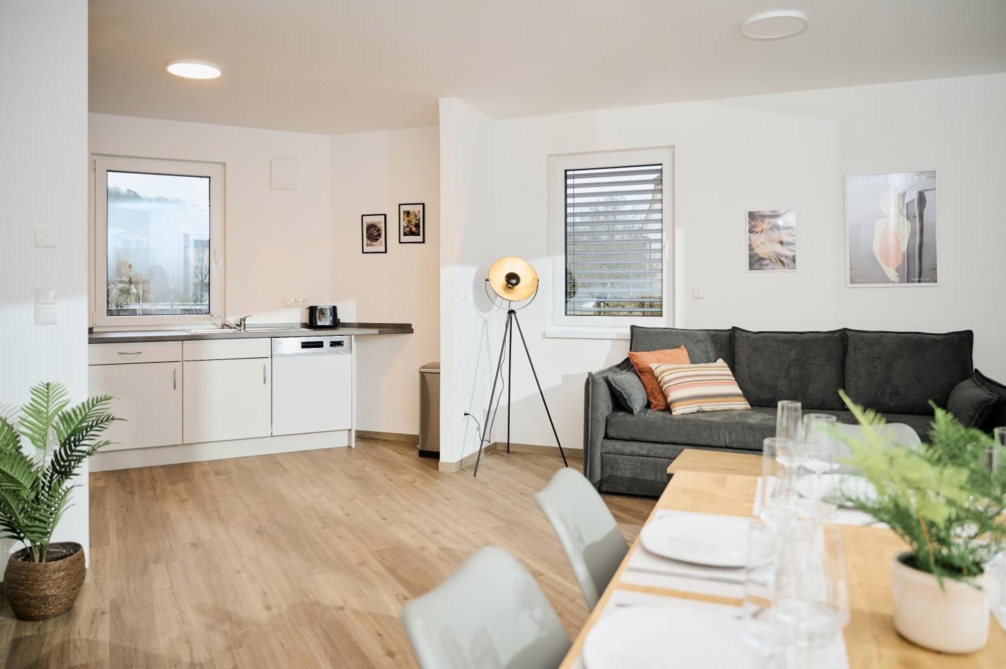 Moderne Apartments Mit Highspeed-Wlan Und Gratis-Tiefgarage Ihr Perfekter Rueckzugsort Nahe Dem Zentrum Und Der Therme I Barrierearm Bad Kissingen Zewnętrze zdjęcie