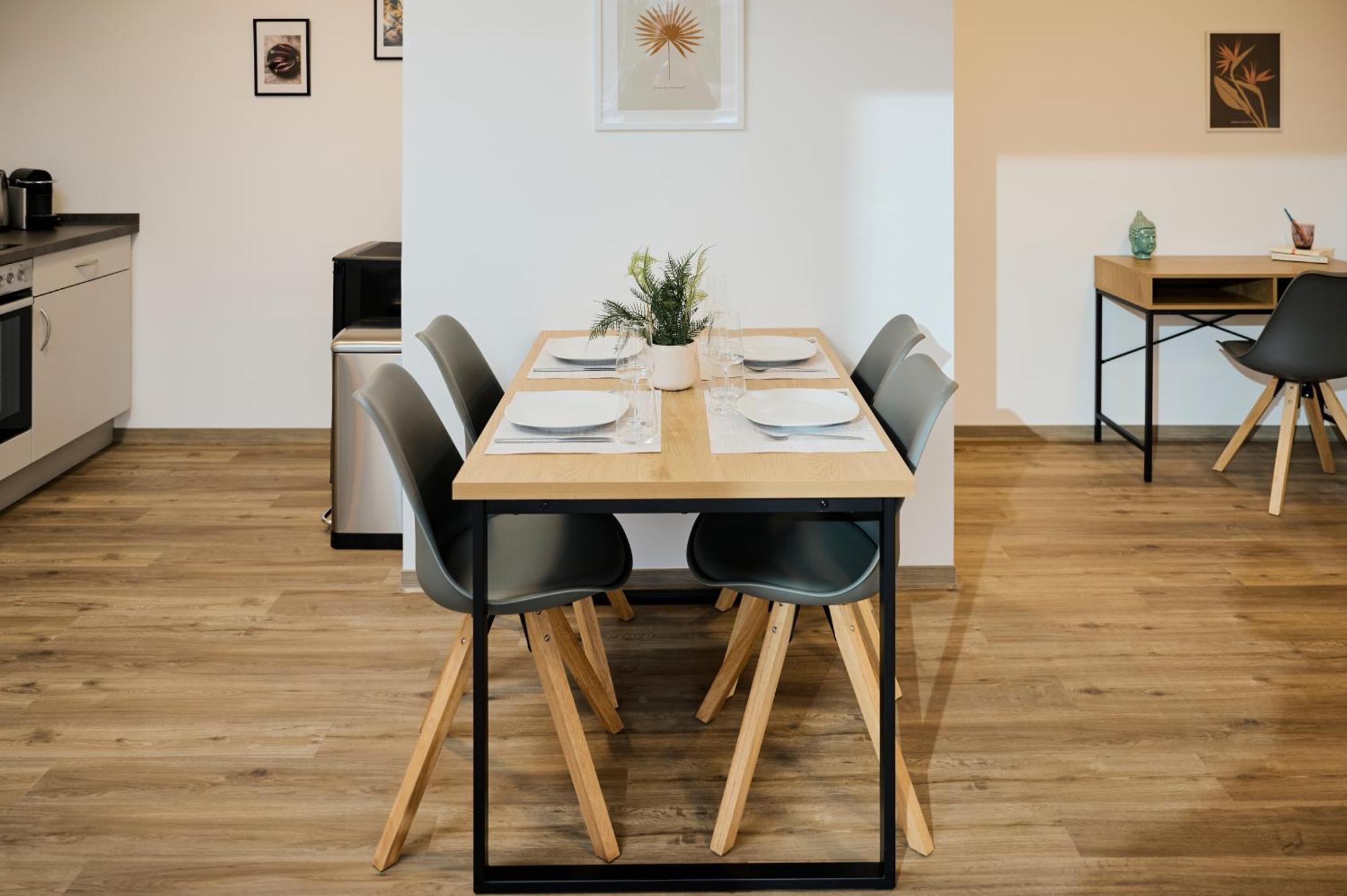 Moderne Apartments Mit Highspeed-Wlan Und Gratis-Tiefgarage Ihr Perfekter Rueckzugsort Nahe Dem Zentrum Und Der Therme I Barrierearm Bad Kissingen Zewnętrze zdjęcie