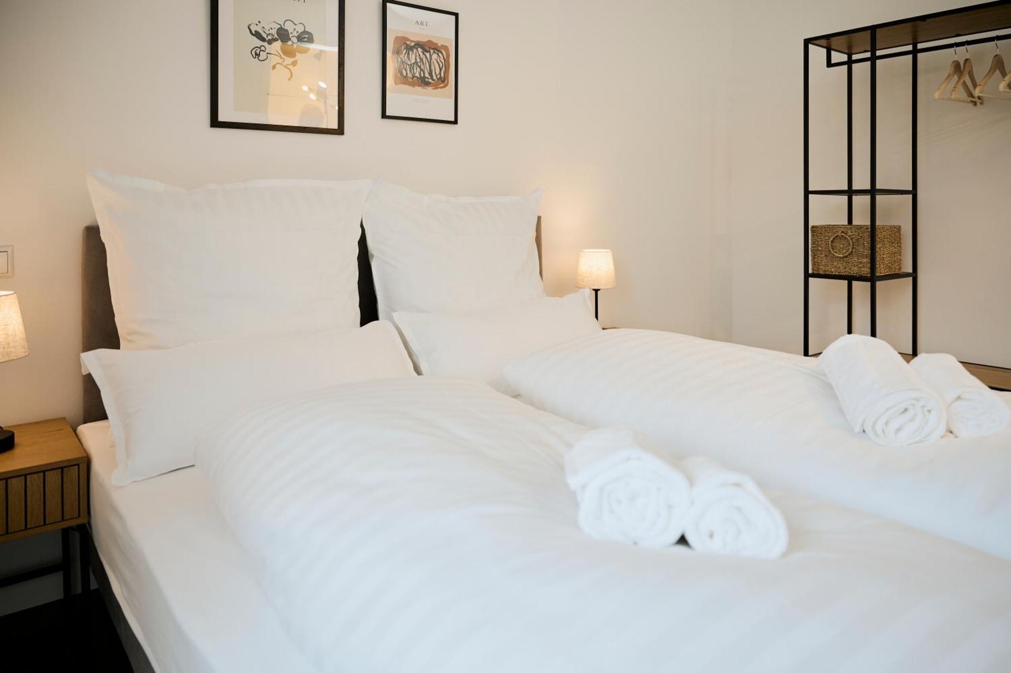 Moderne Apartments Mit Highspeed-Wlan Und Gratis-Tiefgarage Ihr Perfekter Rueckzugsort Nahe Dem Zentrum Und Der Therme I Barrierearm Bad Kissingen Zewnętrze zdjęcie