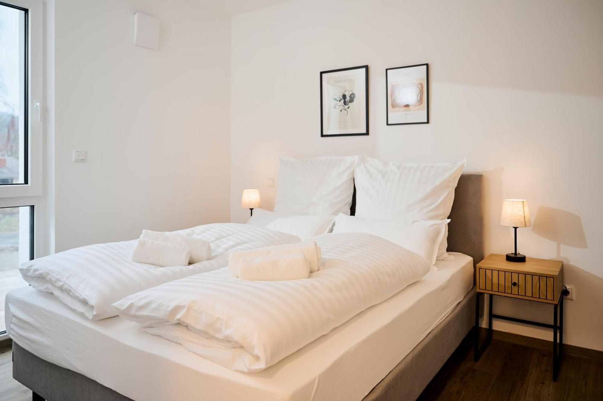 Moderne Apartments Mit Highspeed-Wlan Und Gratis-Tiefgarage Ihr Perfekter Rueckzugsort Nahe Dem Zentrum Und Der Therme I Barrierearm Bad Kissingen Zewnętrze zdjęcie